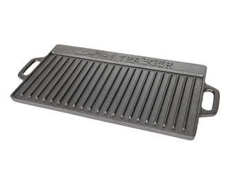 GUSSEISERNE GRILLPLATTE, WENDBAR 50,8 cm X 22,86 cm GUSSEISERNE GRILLPLATTE, WENDBAR 50,8 cm X 22,86 cm