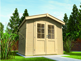 Gartenhaus Klassik Softline 2424 Naturbelassen Gartenhaus Klassik Softline 2424 Naturbelassen