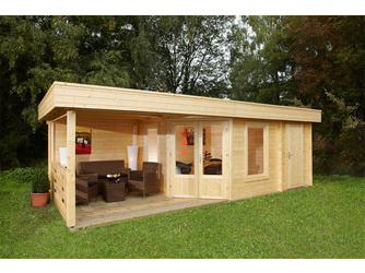 Gartenhaus Maja 40-B/2-Raum mit Lounge 250 cm Gartenhaus Maja 40-B/2-Raum mit Lounge 250 cm