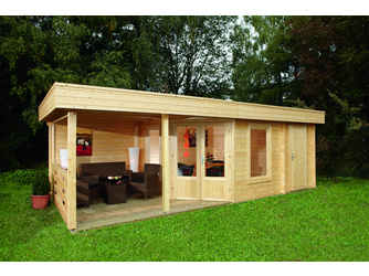 Gartenhaus Maja 40-B/2-Raum mit Lounge 350 cm Gartenhaus Maja 40-B/2-Raum mit Lounge 350 cm