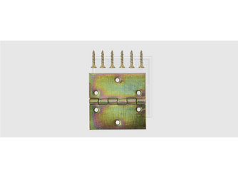 Gerollte Scharniere kantig 60x60x1,4 Stahl verzinkt (1 Stück) - 683 103 060 75 Gerollte Scharniere kantig 60x60x1,4 Stahl verzinkt (1 Stück) - 683 103 060 75