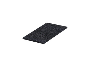 Gummipad schw. 100x60x3mm Gummipad schw. 100x60x3mm