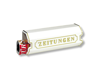 Guss-Zeitungsbox 1890 W Weiß Guss-Zeitungsbox 1890 W Weiß
