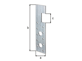 HE-Anker, sendzimirverzinkt, BxH 40x160mm, Führungshöhe 30mm HE-Anker, sendzimirverzinkt, BxH 40x160mm, Führungshöhe 30mm