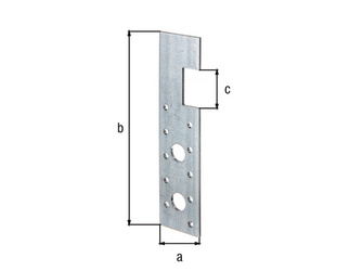 HE-Anker, sendzimirverzinkt, BxH 55x180mm, Führungshöhe 30mm HE-Anker, sendzimirverzinkt, BxH 55x180mm, Führungshöhe 30mm