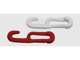 Haken Set rot-weiß Kunststoff (4 Stück) - 680 481 029 80 Haken Set rot-weiß Kunststoff (4 Stück) - 680 481 029 80