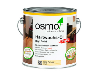 Hartwachs-Öl Rapid 3262 Farblos matt - Großgebinde Hartwachs-Öl Rapid 3262 Farblos matt - Großgebinde