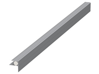 Hausanschlussprofil silber 4000x55x45mm Hausanschlussprofil silber 4000x55x45mm