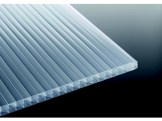 Heatbloc25 Polycarbonat X-Struktur 980 x 25 mm weiß-opal Heatbloc25 Polycarbonat X-Struktur 980 x 25 mm weiß-opal