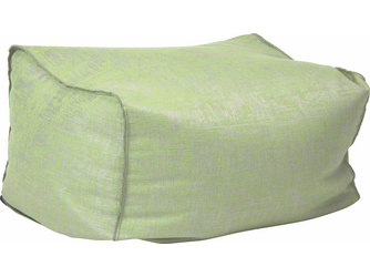 Hocker Matti mit Bezug Outdoorstoff farngrün/seidengrau meliert Hocker Matti mit Bezug Outdoorstoff farngrün/seidengrau meliert