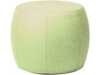 Hocker Pouf hoch Ø 50/59 x 46 cm mit Bezug Outdoorstoff farngrün/seidengrau meliert Hocker Pouf hoch Ø 50/59 x 46 cm mit Bezug Outdoorstoff farngrün/seidengrau meliert