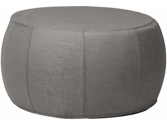 Hocker Pouf nieder Ø 70/79 x 41 cm mit Bezug Outdoorstoff dunkelgrau/schiefergrau meliert Hocker Pouf nieder Ø 70/79 x 41 cm mit Bezug Outdoorstoff dunkelgrau/schiefergrau meliert