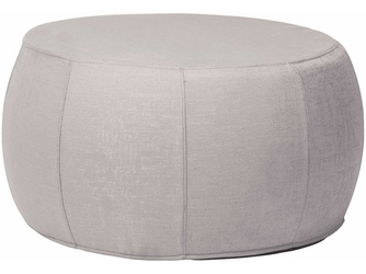 Hocker Pouf nieder Ø 70/79 x 41 cm mit Bezug Outdoorstoff hellgrau/seidengrau meliert Hocker Pouf nieder Ø 70/79 x 41 cm mit Bezug Outdoorstoff hellgrau/seidengrau meliert