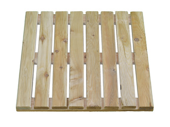 Terrassenfliese Lärche geriffelt - 50 x 50 cm Terrassenfliese Lärche geriffelt - 50 x 50 cm