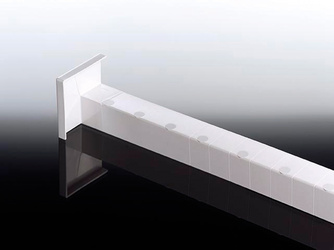 Inneneckstück 500mm für Winkelprofile verkehrsweiß Inneneckstück 500mm für Winkelprofile verkehrsweiß