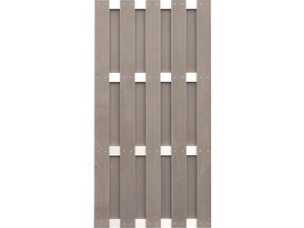 Sichtschutz WPC braun Alu anodisiert Bretterzaun - JINAN Sichtschutz WPC braun Alu anodisiert Bretterzaun - JINAN