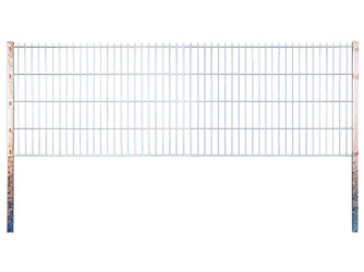 Sichtschutz Stahl feuerverzinkt MW 200/50, Stäbe 8/6/8mm Doppelstabmatte - JUMBO Sichtschutz Stahl feuerverzinkt MW 200/50, Stäbe 8/6/8mm Doppelstabmatte - JUMBO