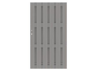 Tor WPC grau JUMBO Alu-Riegel Tor WPC grau JUMBO Alu-Riegel