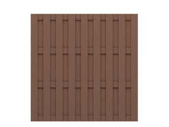 Sichtschutzzaun WPC braun "JUMBO" Sichtschutzzaun WPC braun "JUMBO"