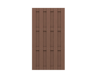 Sichtschutzzaun WPC braun "JUMBO" Sichtschutzzaun WPC braun "JUMBO"