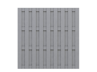 Sichtschutzzaun WPC grau "JUMBO" Sichtschutzzaun WPC grau "JUMBO"