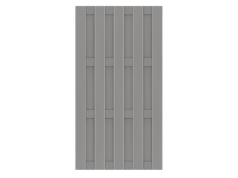 Sichtschutzzaun WPC grau "JUMBO" Alu-Riegel Sichtschutzzaun WPC grau "JUMBO" Alu-Riegel