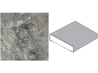 Küchenarbeitsplatte AF 40/133 beids. gerundet JK583 CE jurakalk grün-grau Küchenarbeitsplatte AF 40/133 beids. gerundet JK583 CE jurakalk grün-grau