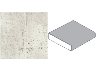 Küchenarbeitsplatte AF 40/133 einseitig gerundet BN230 SI beton weiß Küchenarbeitsplatte AF 40/133 einseitig gerundet BN230 SI beton weiß