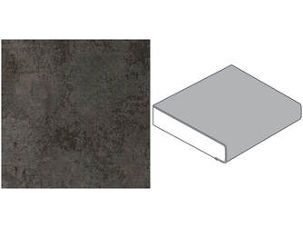 Küchenarbeitsplatte AF 40/133 einseitig gerundet ME873 CE metall versicolour Küchenarbeitsplatte AF 40/133 einseitig gerundet ME873 CE metall versicolour