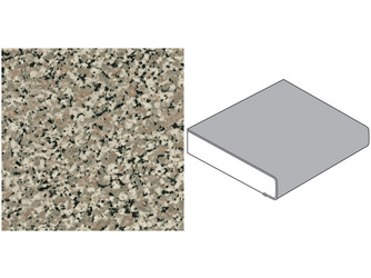 Küchenarbeitsplatte AF 40/133 einseitig gerundet GT217 C granit graubeige Küchenarbeitsplatte AF 40/133 einseitig gerundet GT217 C granit graubeige