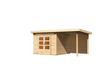Kandern 6 im Set mit Anbaudach 2,6 m Breite und 28mm Rückwand naturbelassen 2740x5050x2220mm Kandern 6 im Set mit Anbaudach 2,6 m Breite und 28mm Rückwand naturbelassen 2740x5050x2220mm