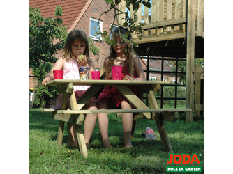 Kinderbank "Carlson" 90 x 90 x 54 cm Nadelholz KDI Kinderbank "Carlson" 90 x 90 x 54 cm Nadelholz KDI