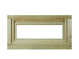 Kipp-Fenster Klarglas, Bohlenstärke 40 mm Kipp-Fenster Klarglas, Bohlenstärke 40 mm