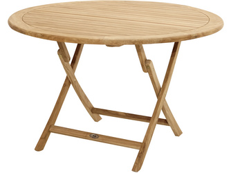 Klapptisch CLEVELAND Premium-Teak natur Ø1200x750mm Klapptisch CLEVELAND Premium-Teak natur Ø1200x750mm