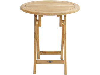Klapptisch CLEVELAND Premium-Teak natur Ø700x750mm Klapptisch CLEVELAND Premium-Teak natur Ø700x750mm