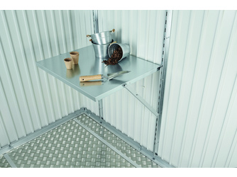 Klapptisch zu Gerätehäuser und Geräteschrank Klapptisch zu Gerätehäuser und Geräteschrank