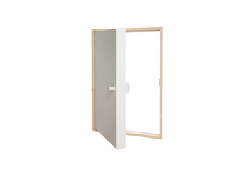 Kniestocktüren 11,5 cm Türrahmen aus Fichte, Tür CPL Platte, U-Wert 0,65, weiß lasiert Deckenöffnung 80 x 70 cm Kniestocktüren 11,5 cm Türrahmen aus Fichte, Tür CPL Platte, U-Wert 0,65, weiß lasiert Deckenöffnung 80 x 70 cm