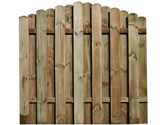 Sichtschutzzaun Kiefer KDI grün Hochbogen "Wandsbek" Sichtschutzzaun Kiefer KDI grün Hochbogen "Wandsbek"