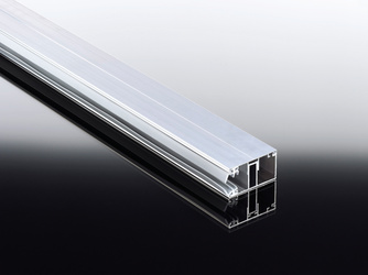 Komplettsystem, Alu Randprofil (2-teilig) inkl. Dichtung Komplettsystem, Alu Randprofil (2-teilig) inkl. Dichtung