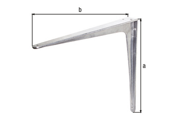 Konsole aus T-Profil, Aluguss, HxT 400x450mm Konsole aus T-Profil, Aluguss, HxT 400x450mm