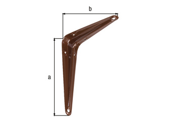 Konsole, braun lackiert, Höhe 125mm, Tiefe 100mm Konsole, braun lackiert, Höhe 125mm, Tiefe 100mm