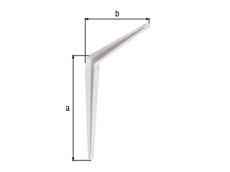 Konsole, weiß lackiert, Höhe 175mm, Tiefe 225mm Konsole, weiß lackiert, Höhe 175mm, Tiefe 225mm