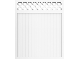 Sichtschutzzaun BasicLine Typ C waagerechtem Rank weiß Sichtschutzzaun BasicLine Typ C waagerechtem Rank weiß