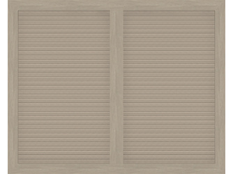 Vorgartenzaun Sichtschutzzaun BasicLine Typ V sheffield oak Lamellen mit Mittelsprosse Vorgartenzaun Sichtschutzzaun BasicLine Typ V sheffield oak Lamellen mit Mittelsprosse