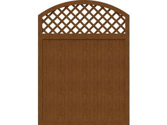 Sichtschutzzaun BasicLine Typ x golden oak Rankgitter Bogen Sichtschutzzaun BasicLine Typ x golden oak Rankgitter Bogen