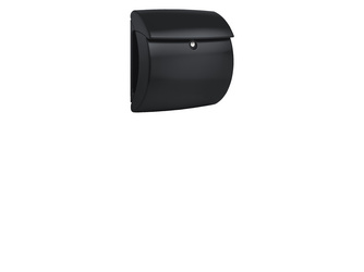 Kunststoff-Briefkasten Kiel 886 S Schwarz Kunststoff-Briefkasten Kiel 886 S Schwarz