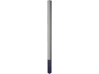 LIGHTLINE KS Pfosten SILBERGRAU 9x9x150cm zum einbetonieren inkl. Pfostenkappe LIGHTLINE KS Pfosten SILBERGRAU 9x9x150cm zum einbetonieren inkl. Pfostenkappe