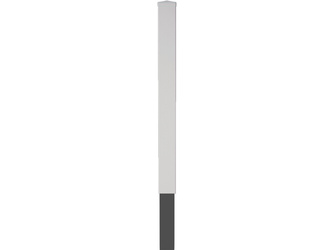 LIGHTLINE KS Pfosten weiß 9x9x150cm zum einbetonieren LIGHTLINE KS Pfosten weiß 9x9x150cm zum einbetonieren