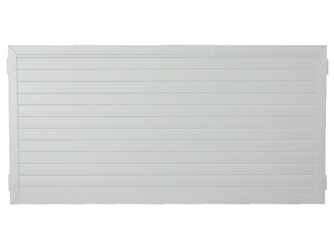 Vorgartenzaun Kunststoff weiß mit Rahmen - LIGHTLINE Vorgartenzaun Kunststoff weiß mit Rahmen - LIGHTLINE