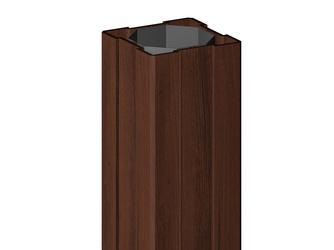 LONGLIFE Pfosten Nussbaum 8 x 8 cm LONGLIFE Pfosten Nussbaum 8 x 8 cm